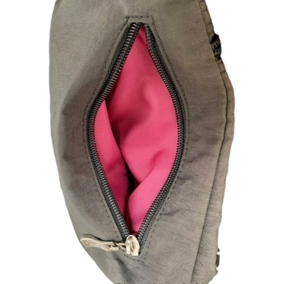 Baggallini Essential Crossbody With RFID - Gray - 9" x 9" x 2.25" - Picture 9 of 11